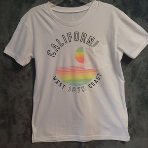 Juniors Flirtitude T-Shirt Size Med. White